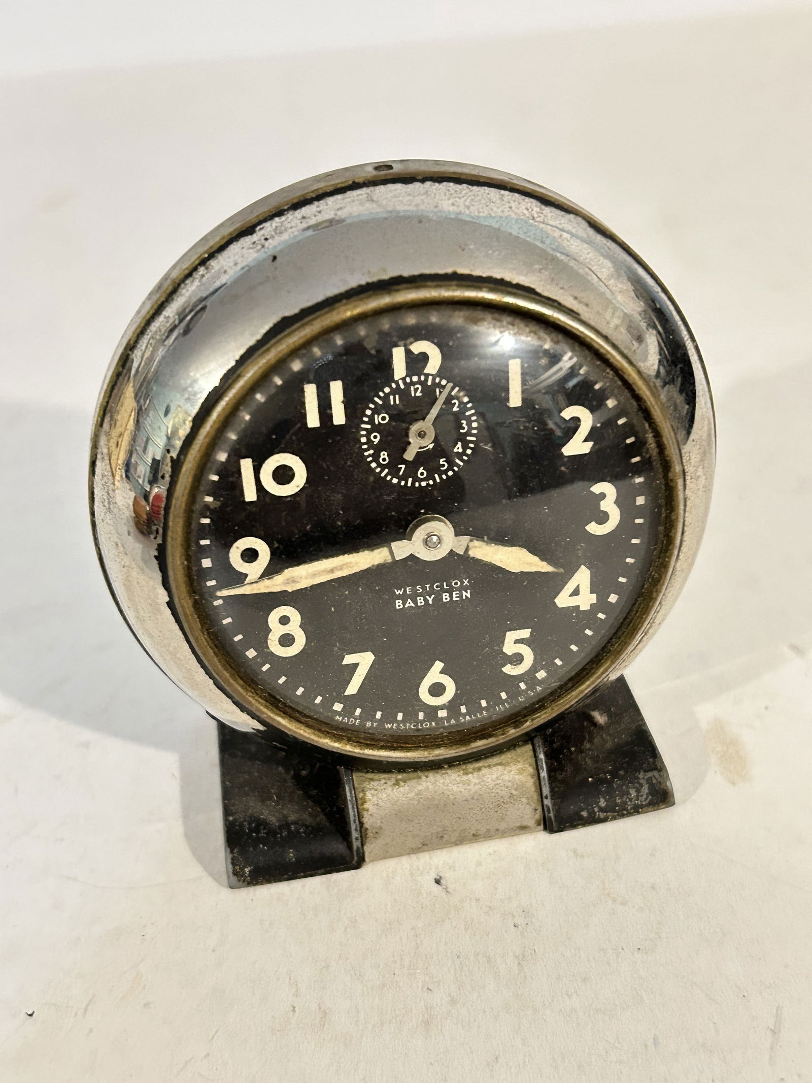 Vintage West Clox Baby Ben working Alarm Clock (1 of 5)