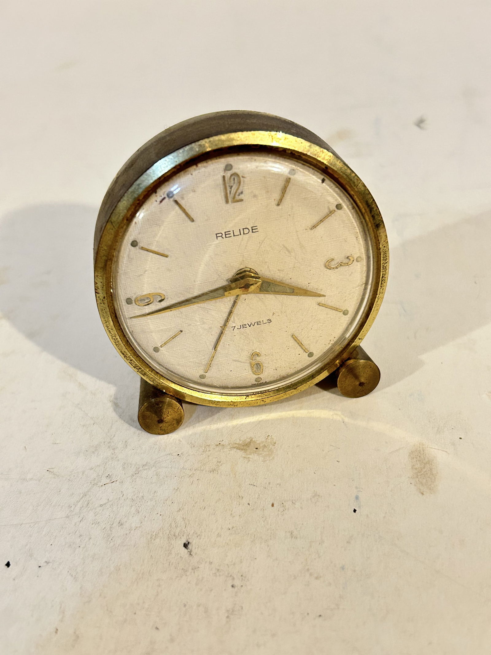 Vintage Relide 7 jewels working Alarm Clock (1 of 6)