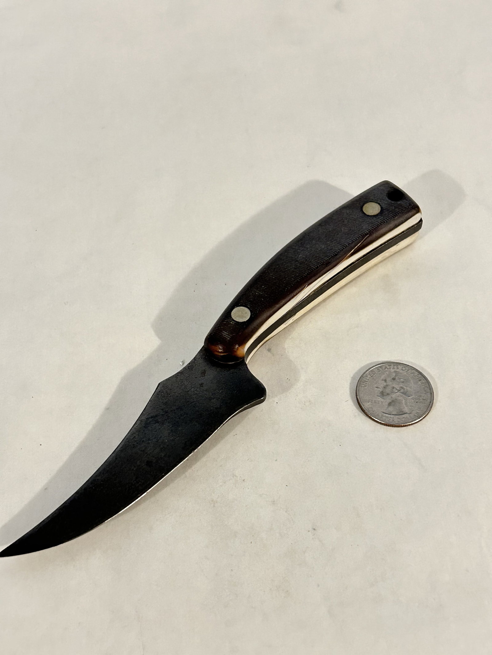 Schrade USA Old Timer 152 Sharp Finger Fixed Blade Delrin Handle Knife (1 of 4)