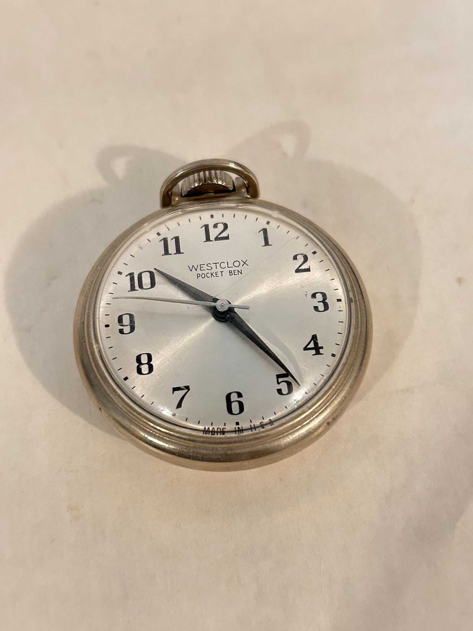 Vintage Westclox Pocket Ben working Pocket Watch (1 of 4)