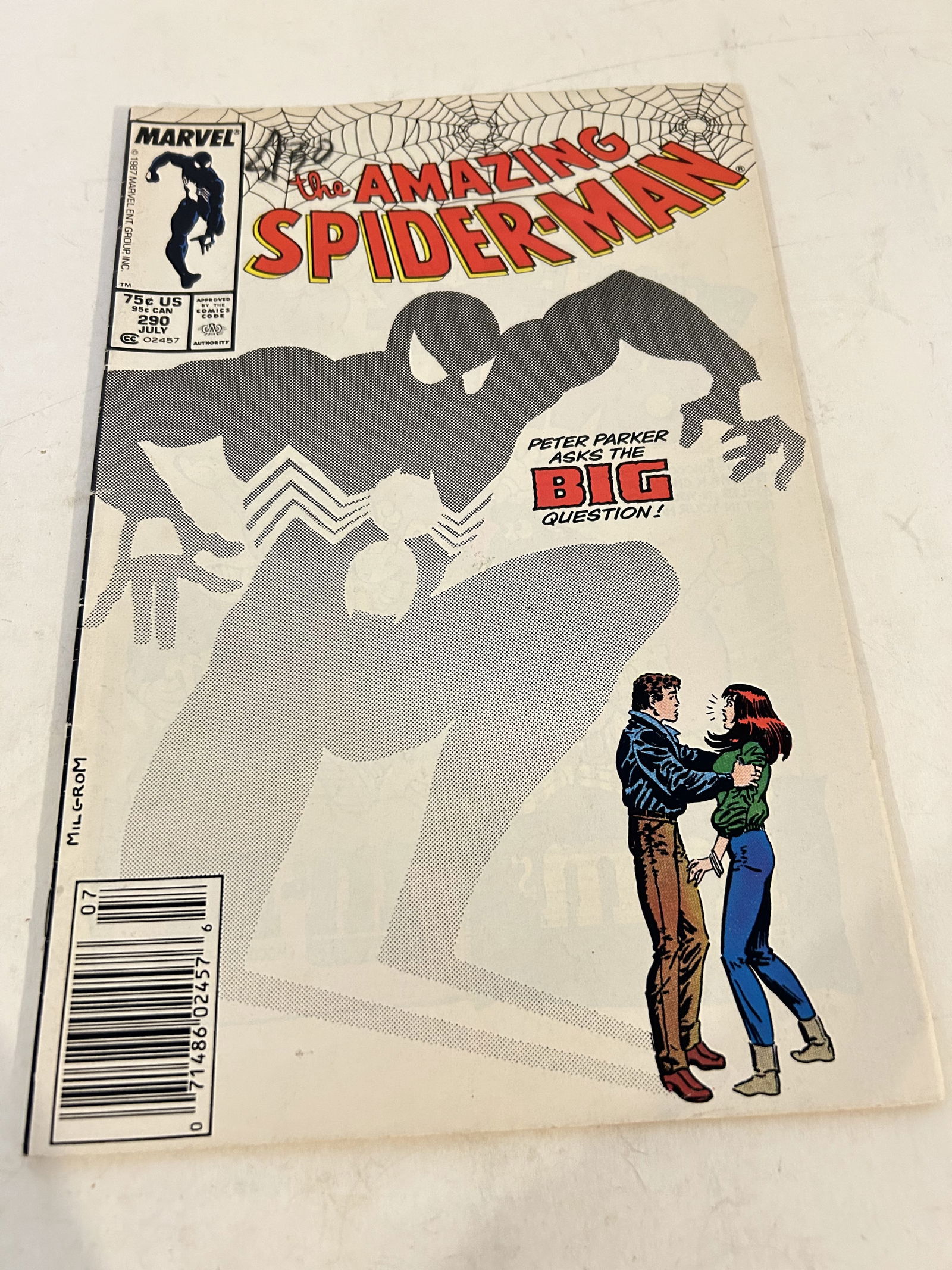 The Amazing Spider-Man #290 Peter Parker Asks The Big Question (1 of 2)