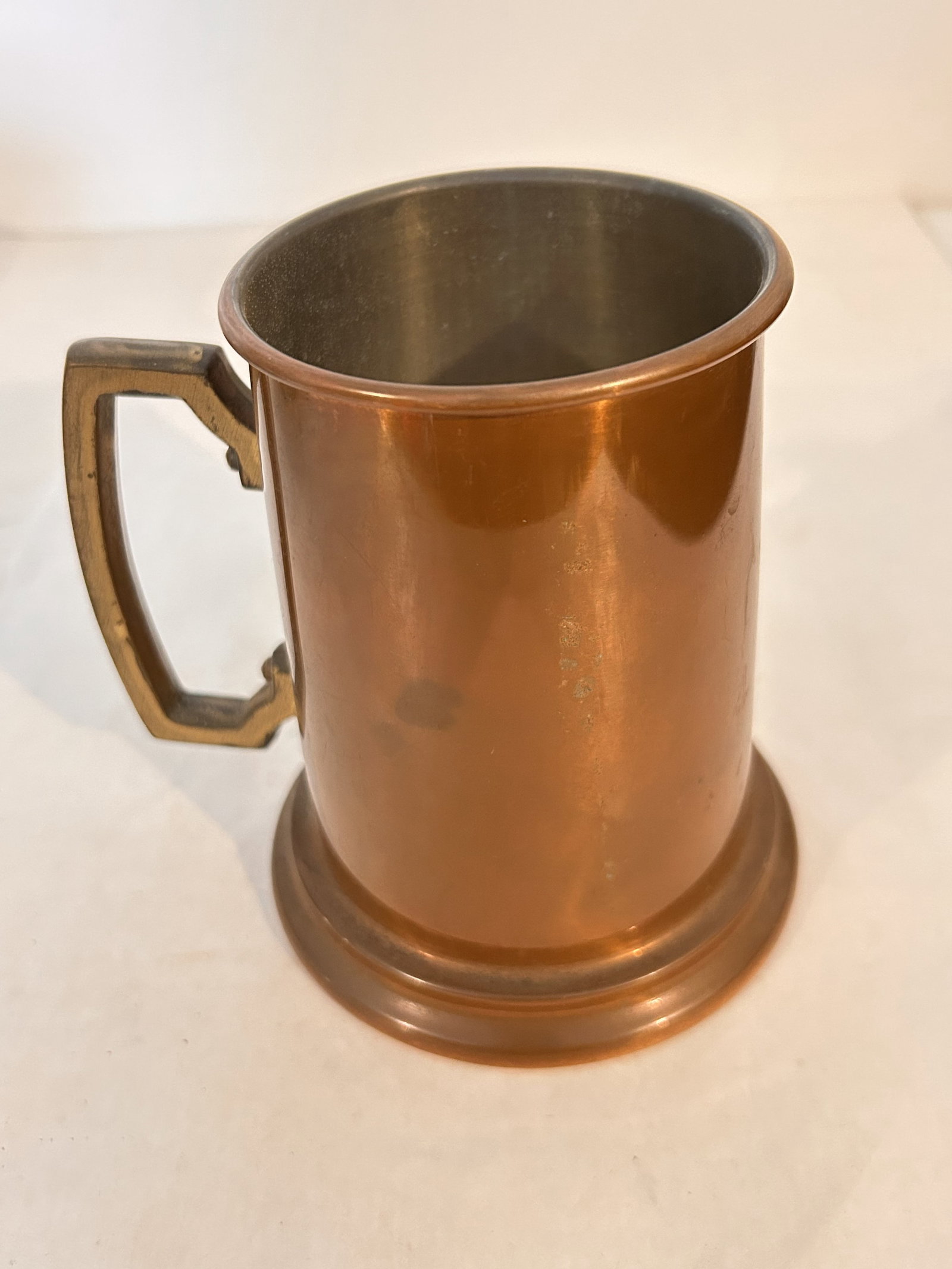 Vintage copper mug clear bottom (1 of 4)