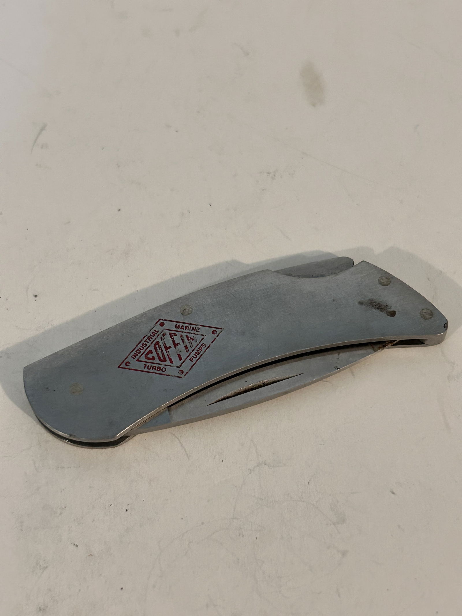 Vintage Zippo Pocket Knife Coffin advertising (1 of 3)