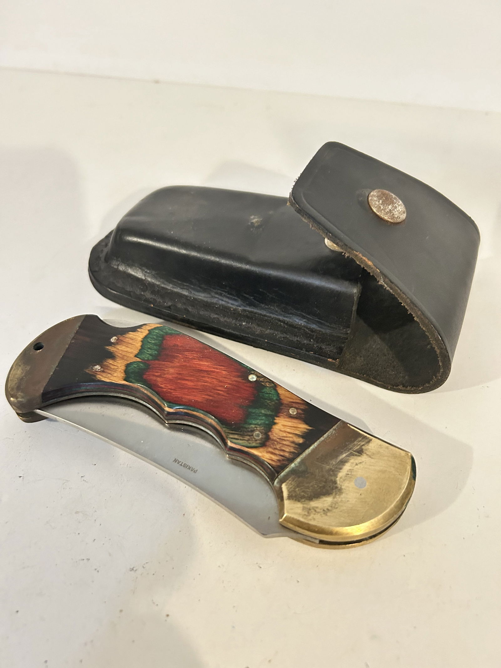 vintage frost cutlery pocket knife pakistan 9 1/2" blade 4" (1 of 4)