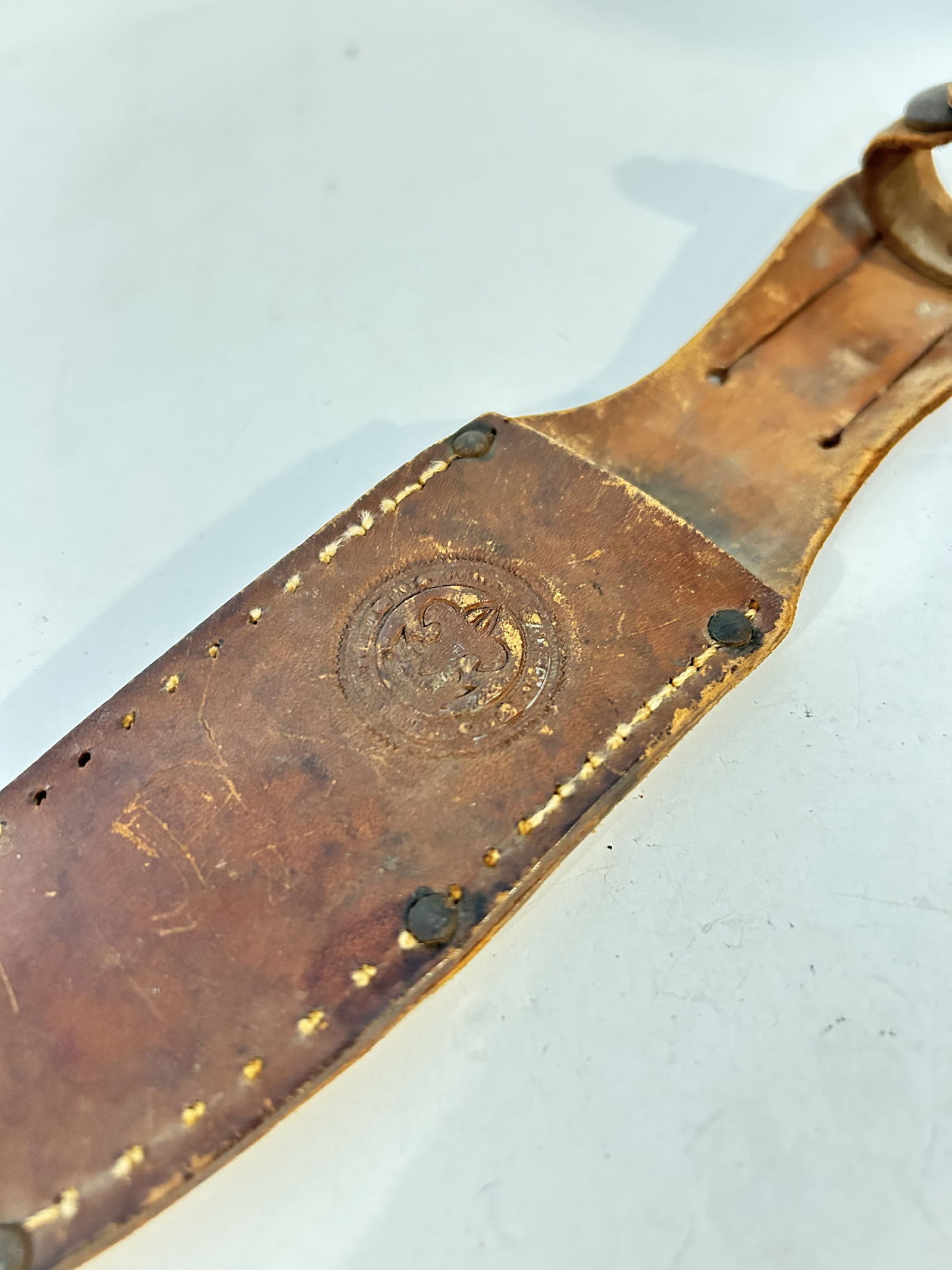 Vintage Boy Scouts Of America Fixed Blade Knife Sheath (1 of 2)