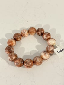 Rarities Carol Brodie Jasper beaded Bracelet 8"