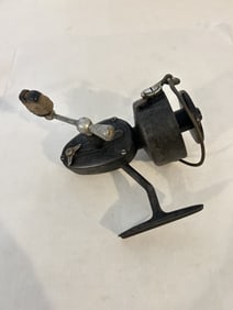 Vintage Garcia Mitchell 300 Spinning Reel made in France cracked handle knob