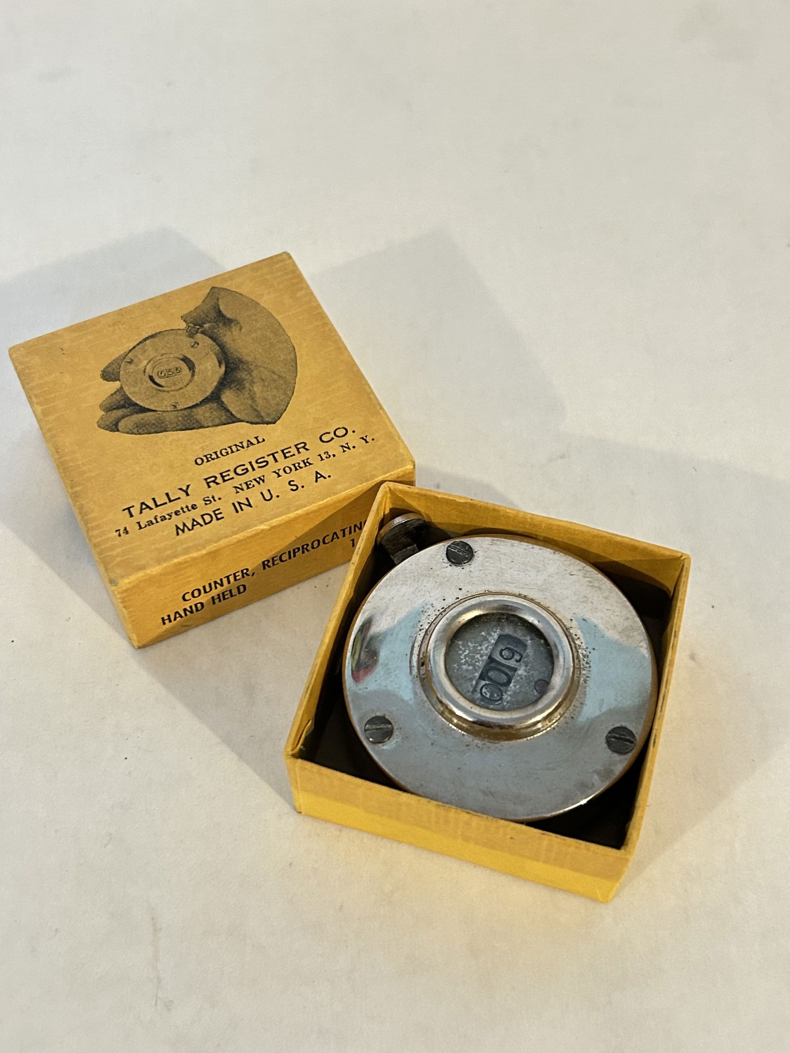 Vintage working TALLY REGISTER Co. Counter Train Railroad RR Passenger (1 of 4)