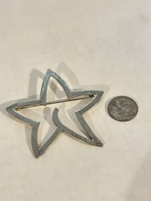 Vintage Sterling Silver mexico floral Brooch