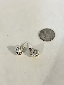 Vintage Sterling Silver post Earrings
