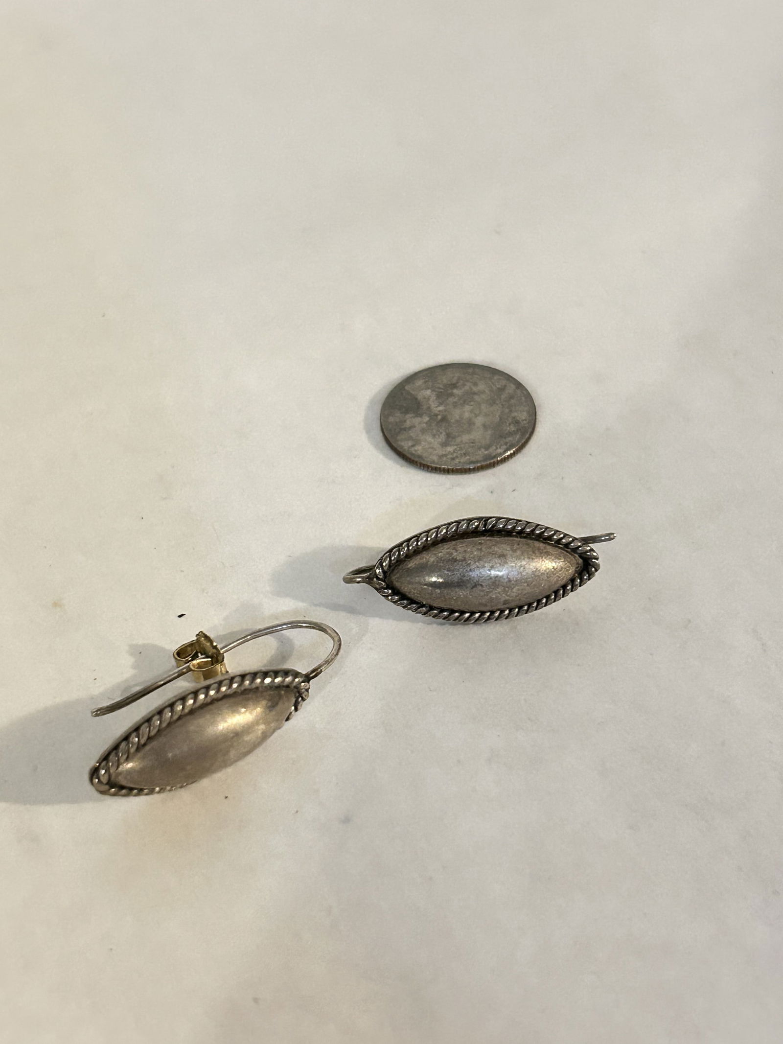 Brenda Schoenfeld Signed Sterling Silver Earrings (1 of 3)