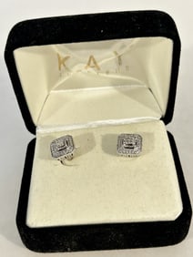 Kay Jewelers New In Box sterling silver pierced earrings