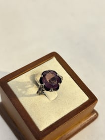 Vintage sterling silver Sarah Cov Ring sz 8