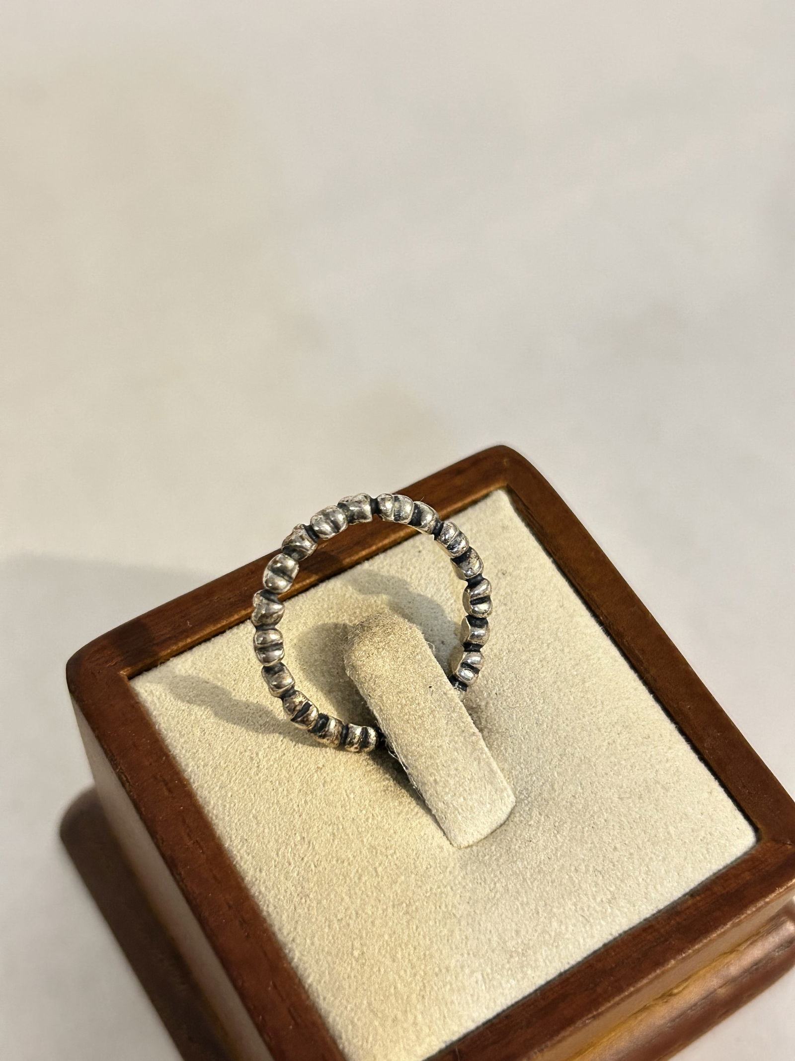 Genuine Pandora Sterling Silver Ring sz 8.5 (1 of 4)