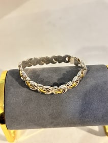 Vintage Sterling Silver MILOR Italy Bracelet sz 7"