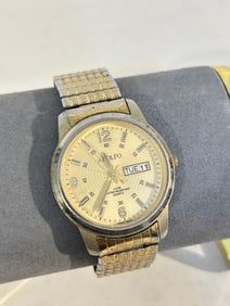 Vintage Adolfo Mens Quartz Watch works great!!!