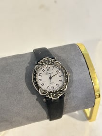 VIntage Ronica marcasite Watch Women works great!!!