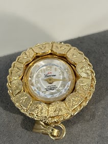 Vintage Lucerne Pendant Watch Swiss Made Gold Tone works great!!!