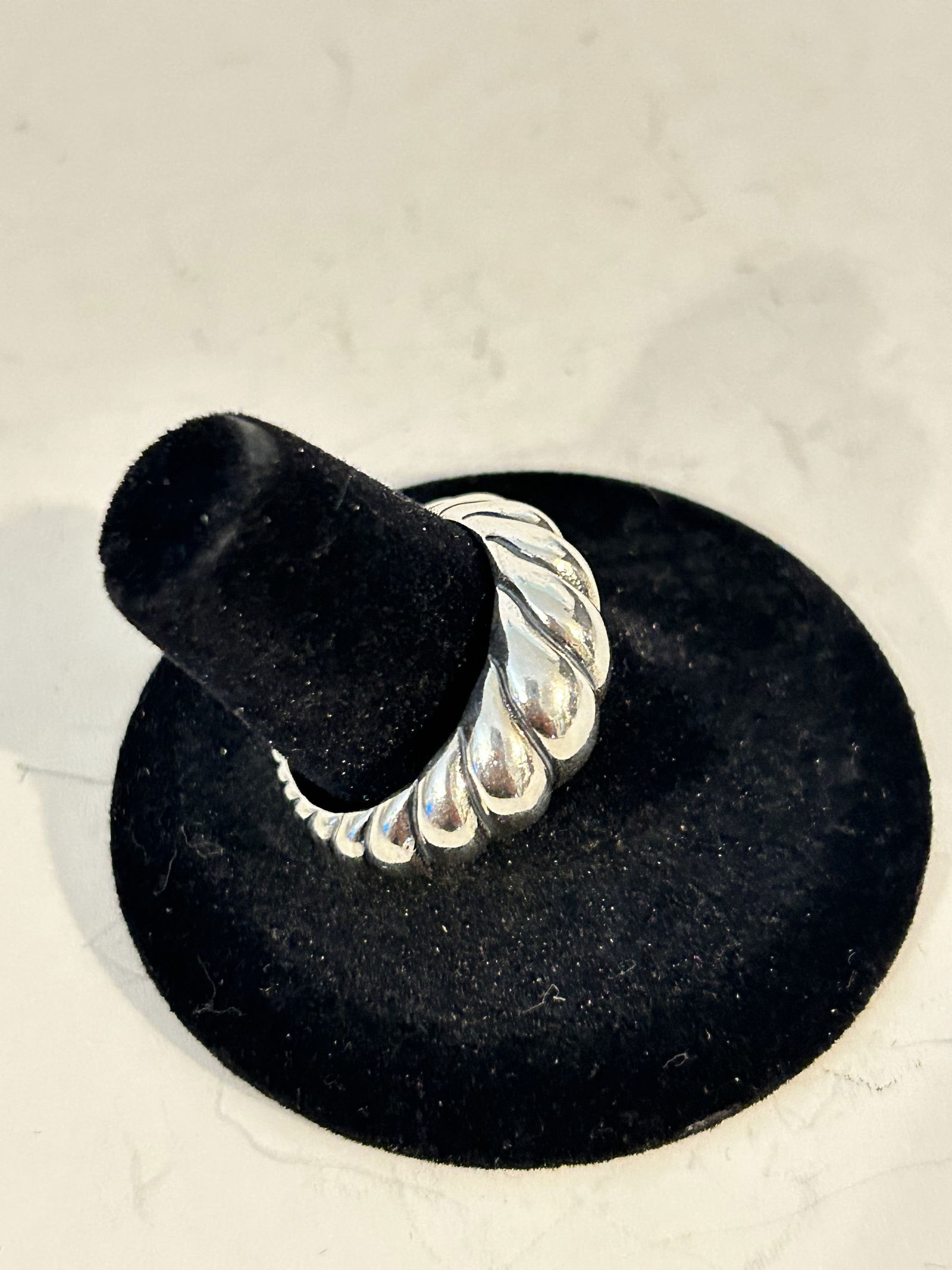 vintage carolyn pollack sterling silver modernist ring sz 8 (1 of 5)