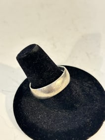 vintage australia georgivs sterling silver modernist ring sz 7.5