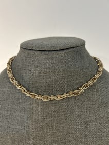 Vintage Kiam Family gold tone rhinestone Necklace