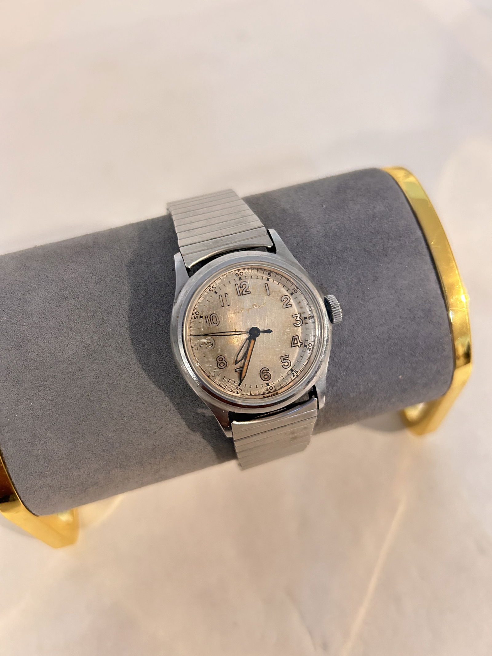 Vintage Mathey-Tissot Automatic watch works great!!!! Has some wear (1 of 5)