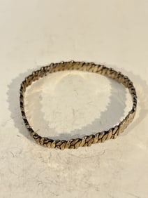 Vintage Sterling Silver Mexico Bracelet 8"