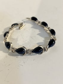 Vintage Sterling Silver Bracelet 7.5"