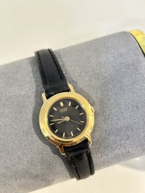 Vintage Seiko Ladies black dial Quartz Watch 4N01-0441 WORKS GREAT!!!