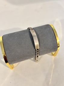 Vintage Sterling Silver mexico name Bracelet 6 1/2"