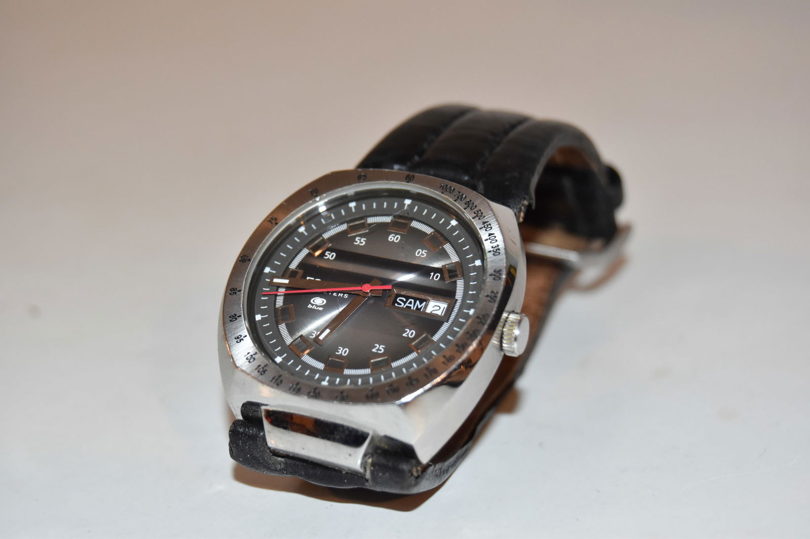 vintage fossil 100 meters blue watch works great!!! (1 of 5)