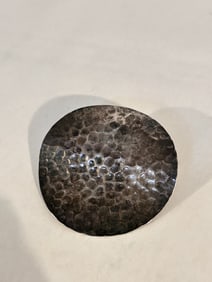 Vintage Sterling Silver hammered Pendant