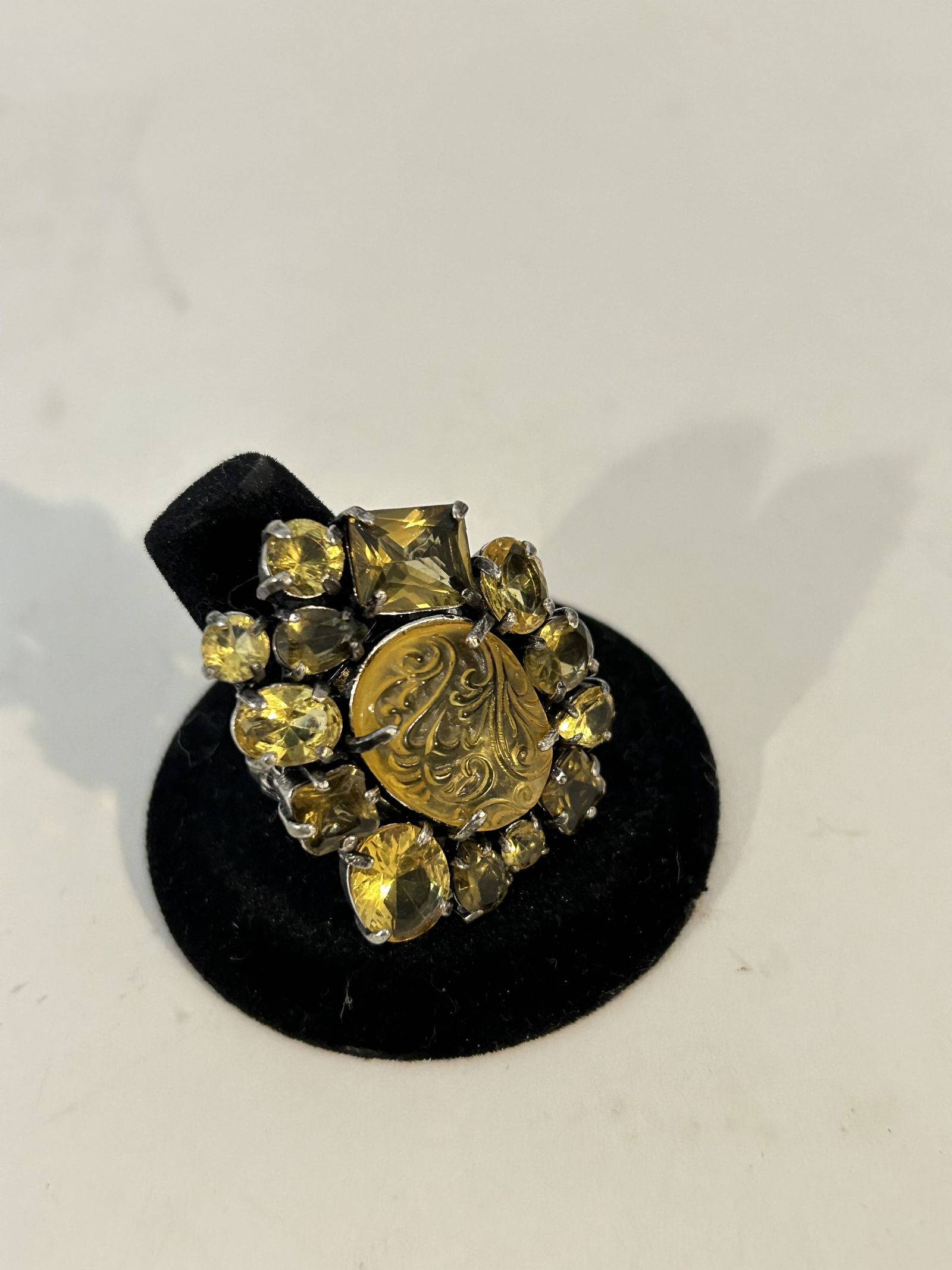 CN PJM Ring multi color gem stone sz 9 (1 of 5)