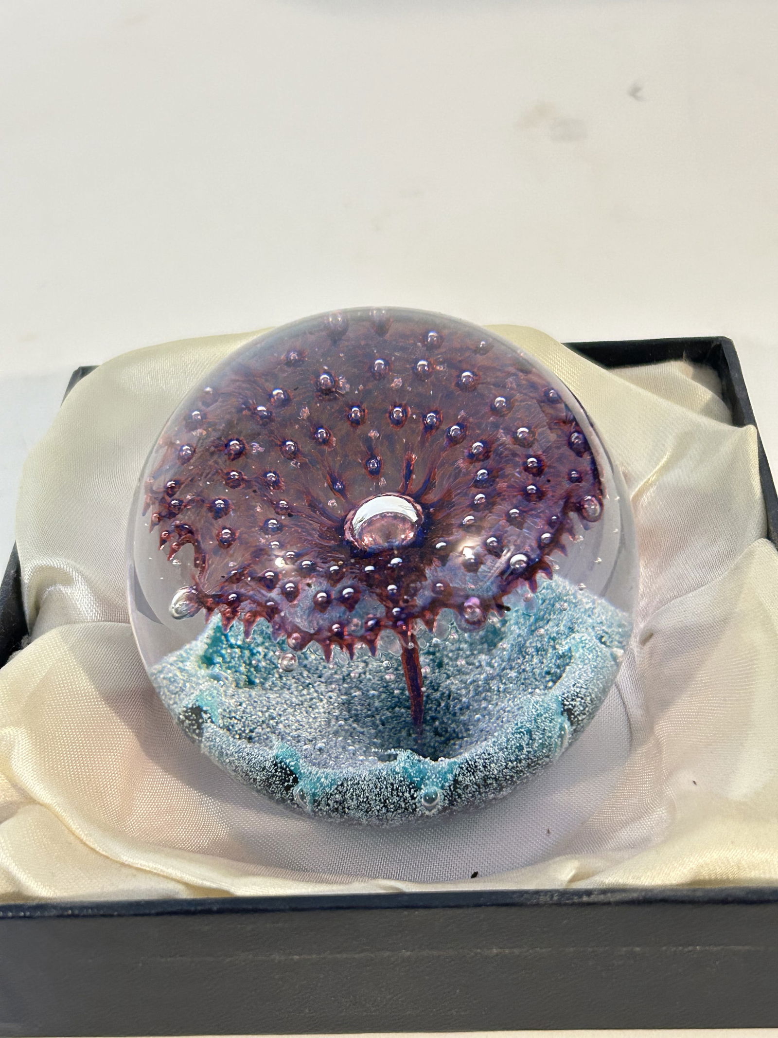 vintage caithness paperweight fountain in box scotland (1 of 8)