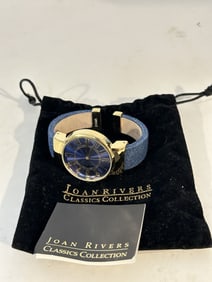 JOAN RIVERS Vintage Blue Watch Classic Collection NEW