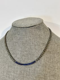 Vintage Sterling Silver Necklace 14"
