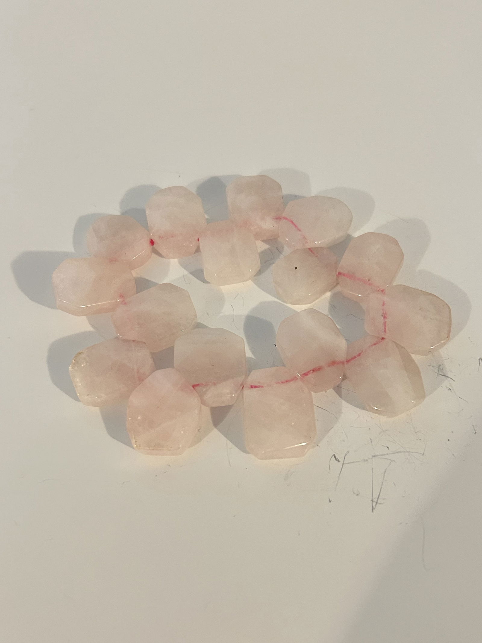 Vintage Amethyst pink stretch Bracelet (1 of 3)