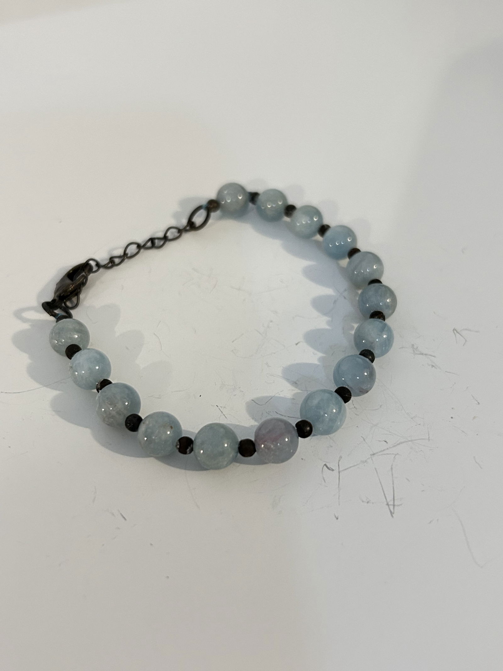 Vintage green beaded Bracelet (1 of 4)