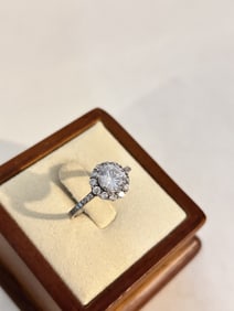 Vintage Sterling Silver tourmaline Ring sz 8