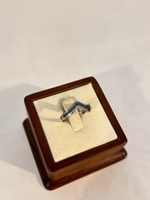 Vintage Sterling Silver mexico Ring sz 8