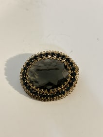 Vintage Spectacular Layered Signed Austria Brooch