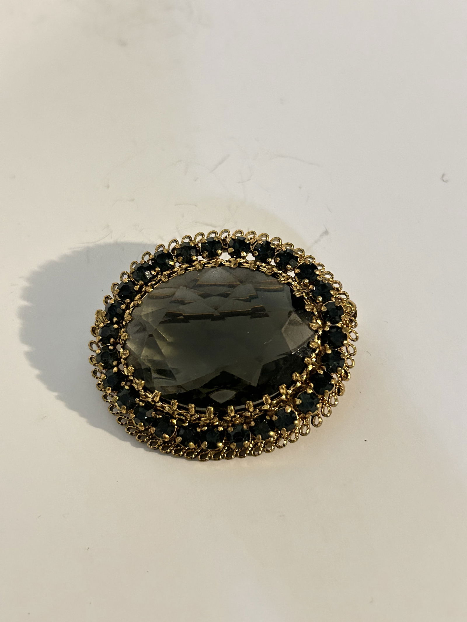 Vintage Spectacular Layered Signed Austria Brooch (1 of 4)