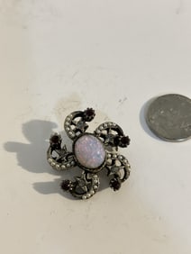 Vintage old Opal Brooch
