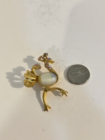 vintage jelly belly bird brooch