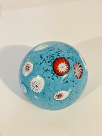 Vintage glass Paper weight