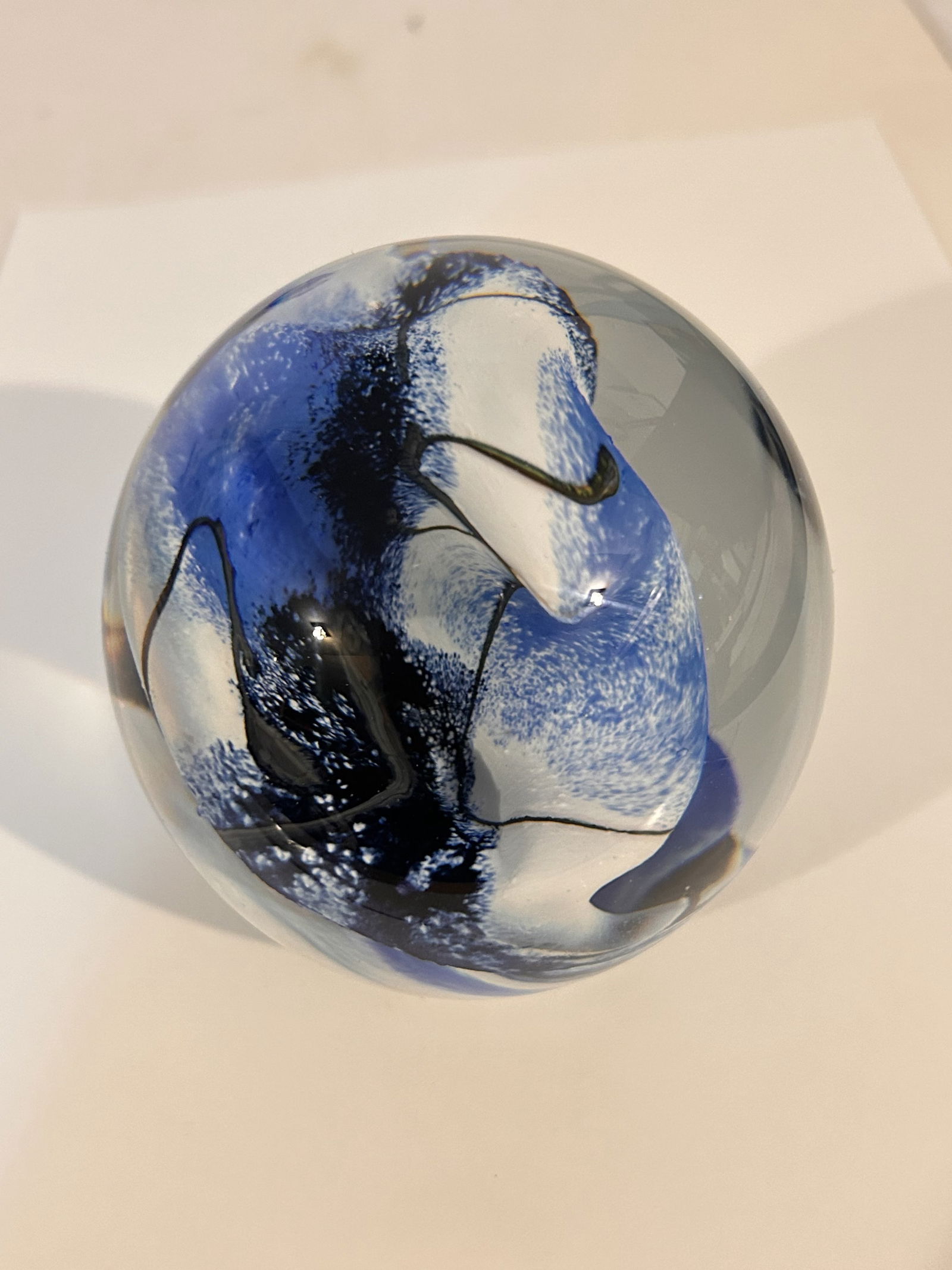 Stunning Vtg. Robert Eickholt Signed 1990 Abstract Blues (1 of 6)