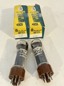 Amperex EL34 6CA7 Bugle Boy Brown Base Made in Holland NOS