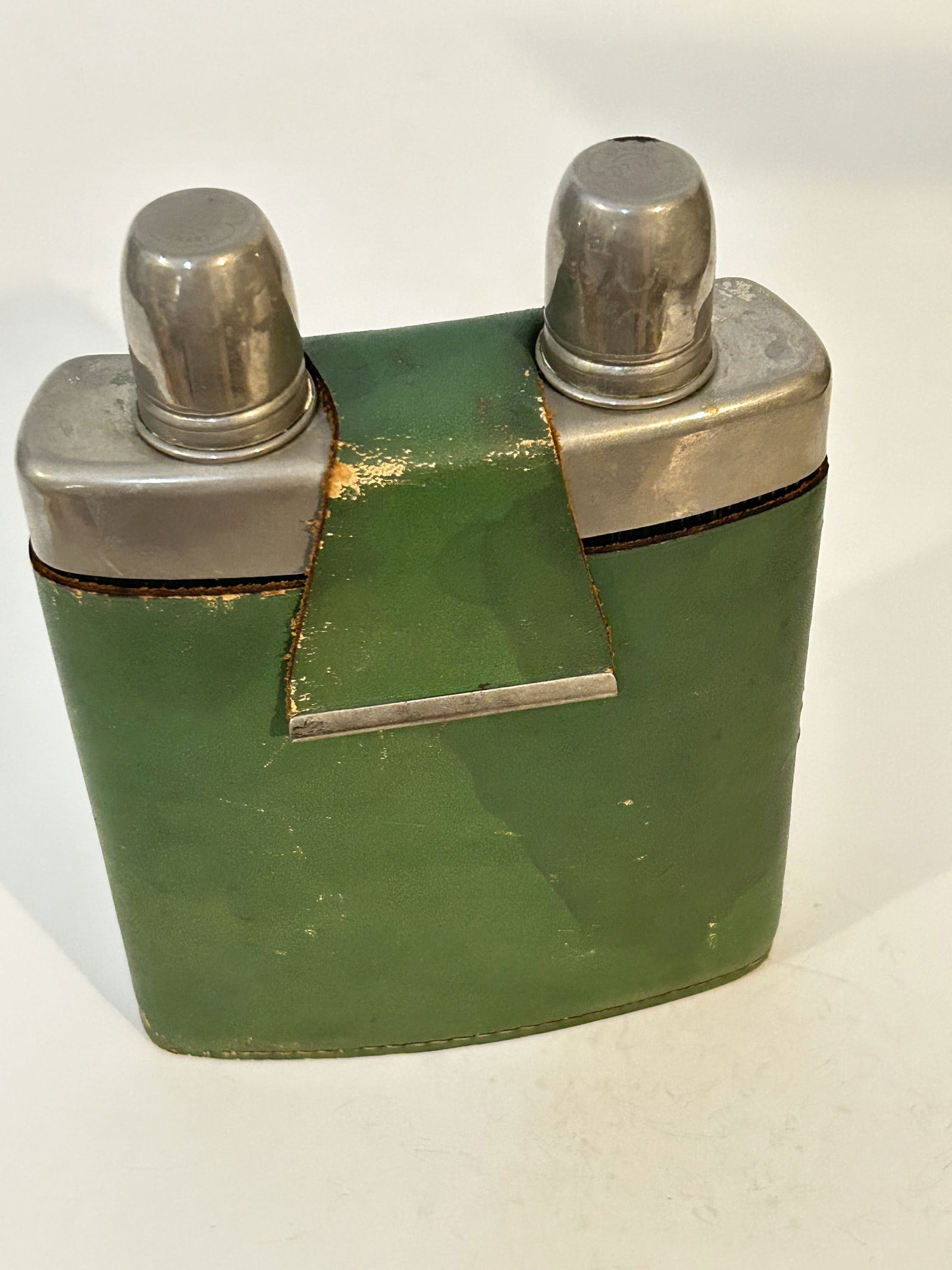 western Germany Saks fifth avenue whiskey flask: western Germany Saks fifth avenue whiskey flask Please view all photos as they are part of the description and condition of this Item, Feel free to contact me with questions or picture requests! Used