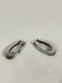 Vintage Sterling Silver thailand Earrings