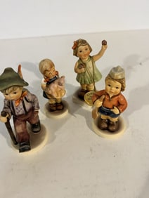 Vintage lot of 4 Hummel figurines #793 #2052 #2148 #562